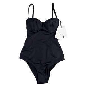 NEW! ‎ ESSE STUDIOS black bodysuit - size 6